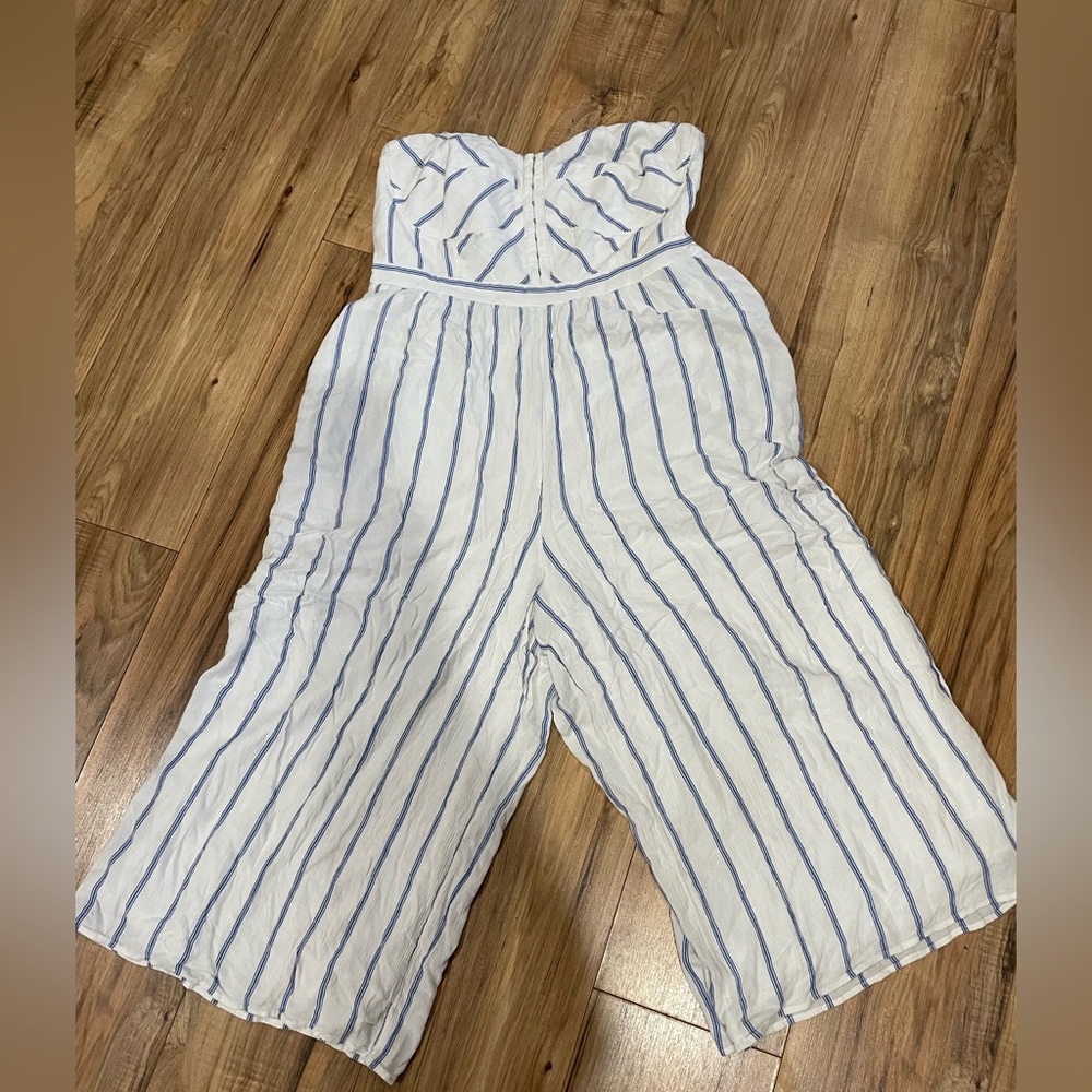 American Eagle striped romper. Size XL